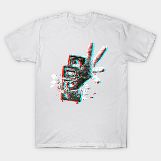 3DTV T-Shirt by victorcalahan